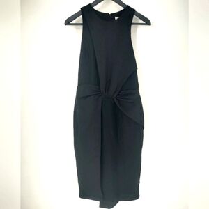 Harlyn Black Knot - Front Sleeveless Blouson Dress